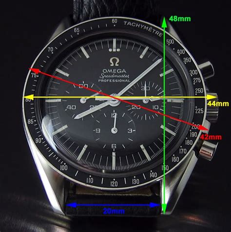 omega speedmaster professional dimensions.